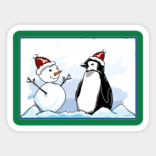 North pole friends Sticker